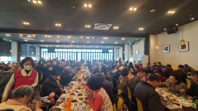 제27회 용인시지체장애인대회 - 식사 및 봉사단